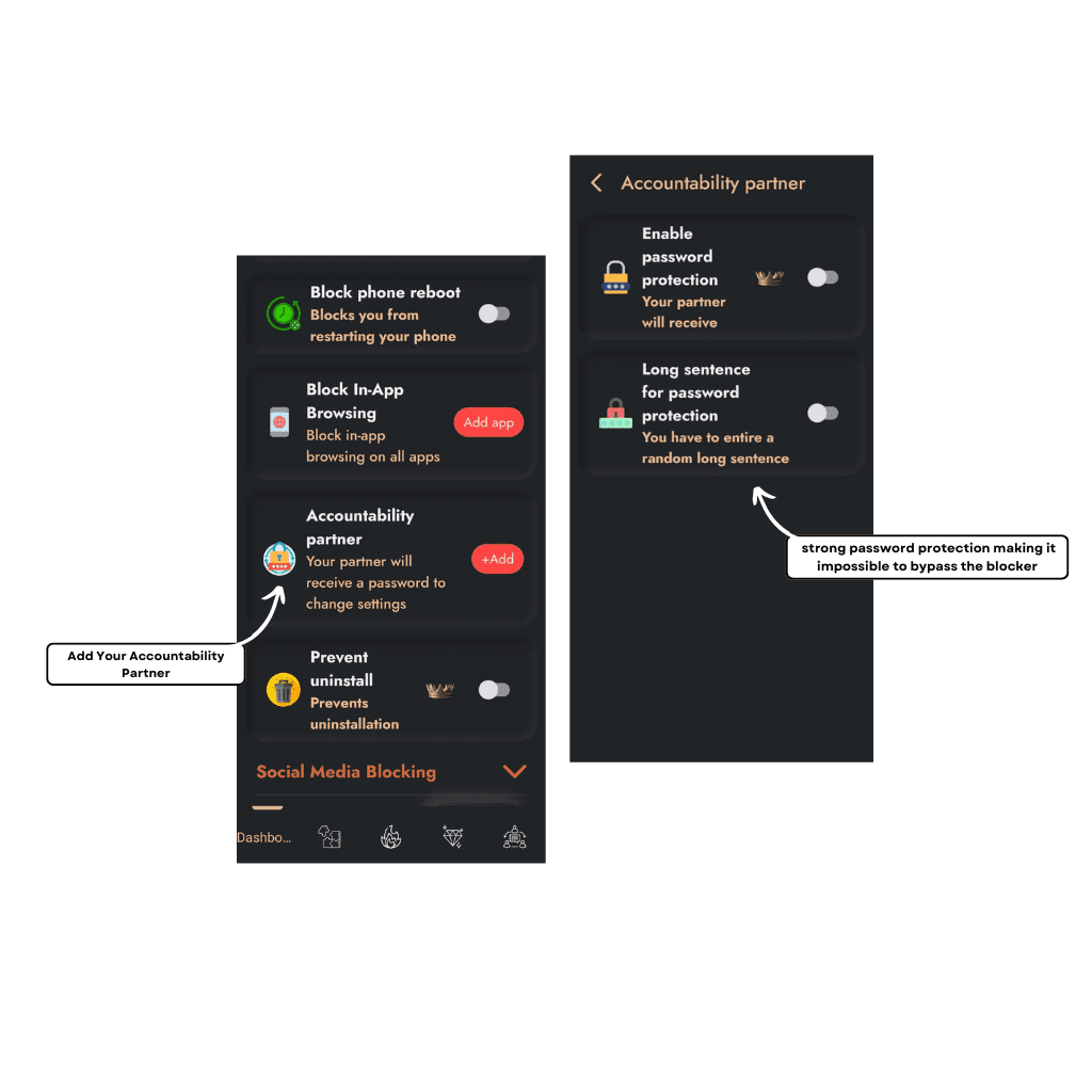 BlockP can be your ideal accountability partner