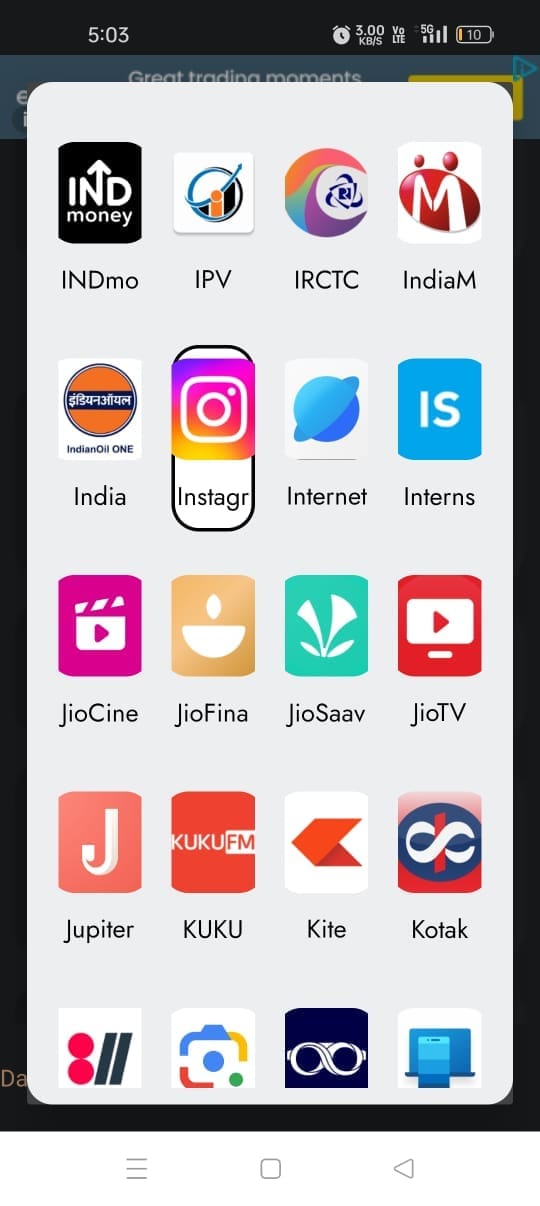 blocking instagram