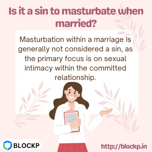 Is it a sin to masturbate when married