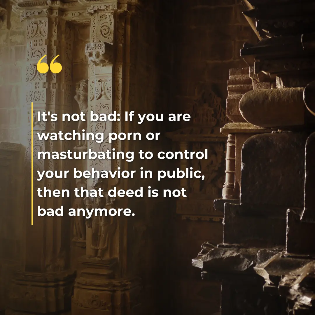 hinduism on porn watching